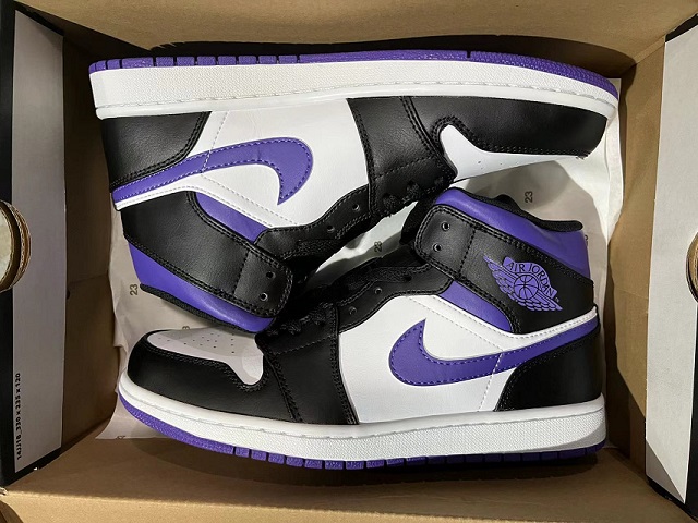 Women Jordan Shoes 1 Grade AAA Dark Iris